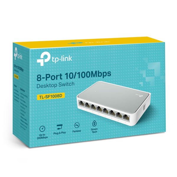 Switch TP-Link TL-SF1008D 8-Port 10/100Mbps